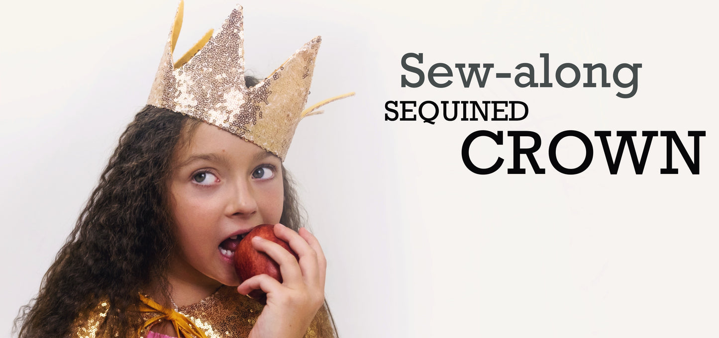 Sequined Crown Sew-along Course