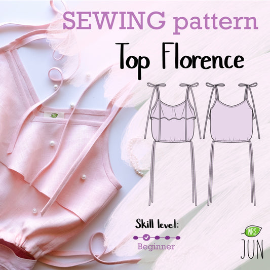 Top Florence digital sewing pattern