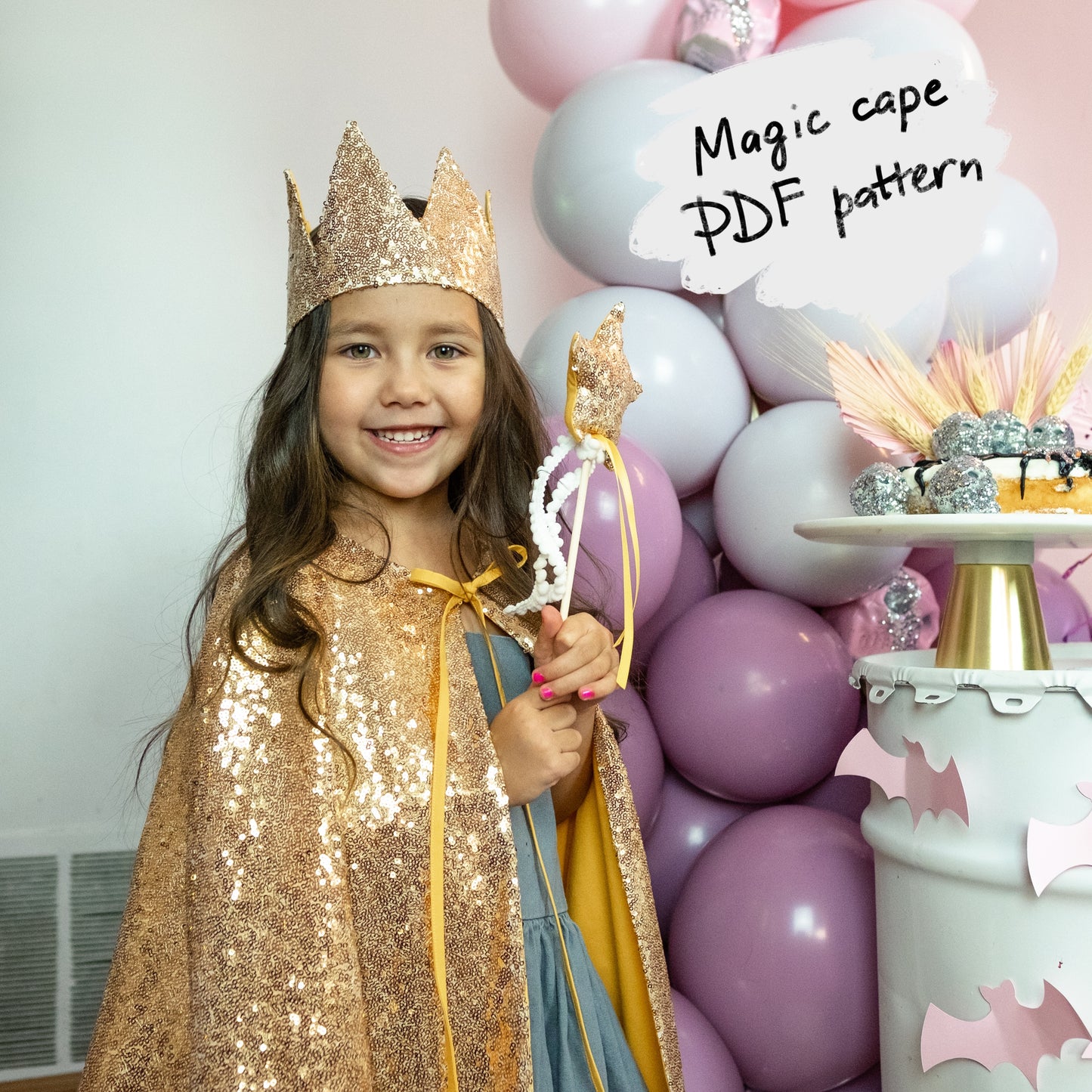 Magic Cape Pattern, DIY kids cloak