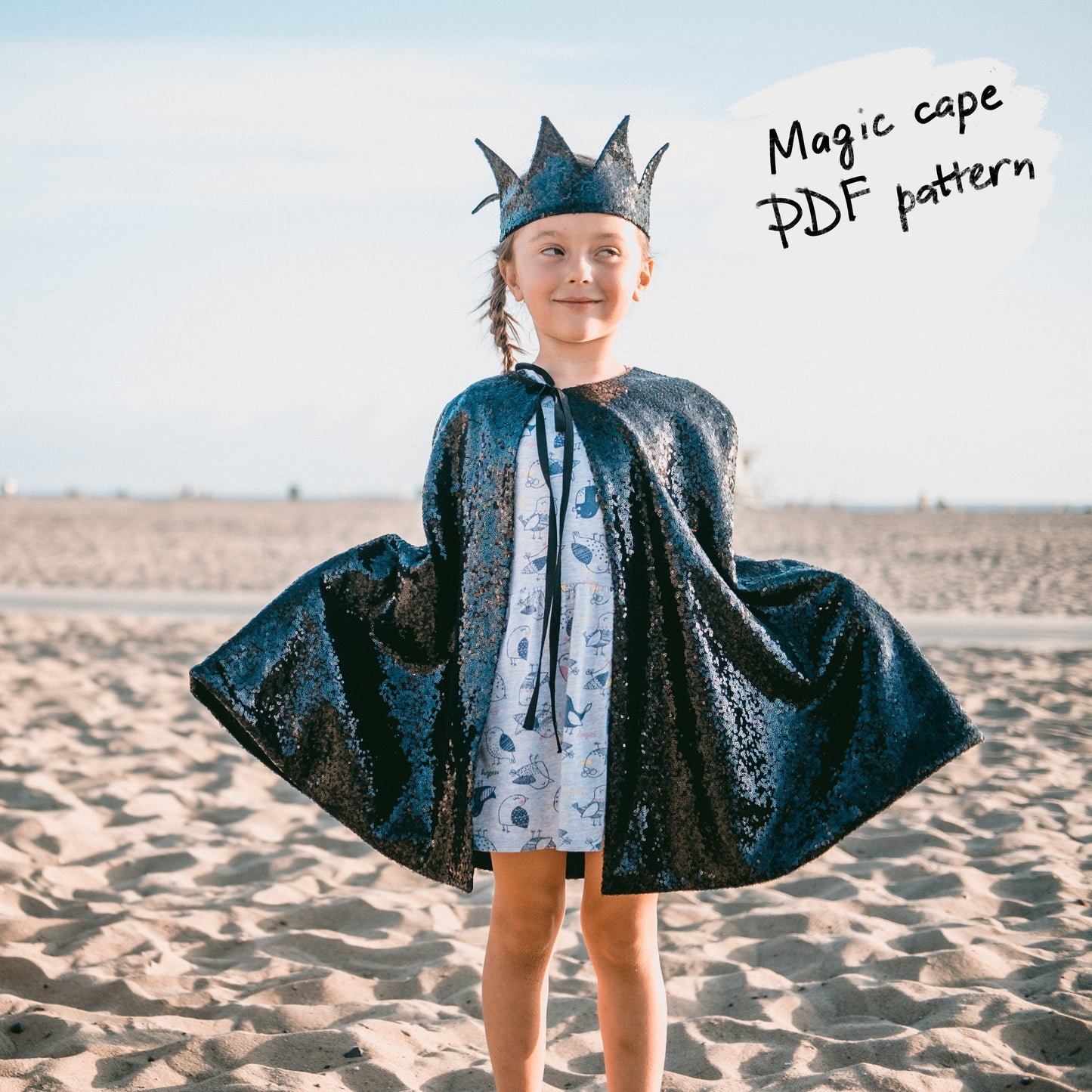 Magic Cape Pattern, DIY kids cloak