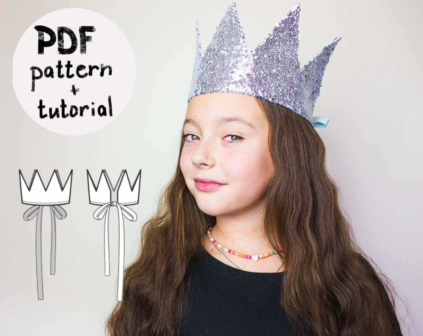 Magic Crown Pattern, DIY fabric crown