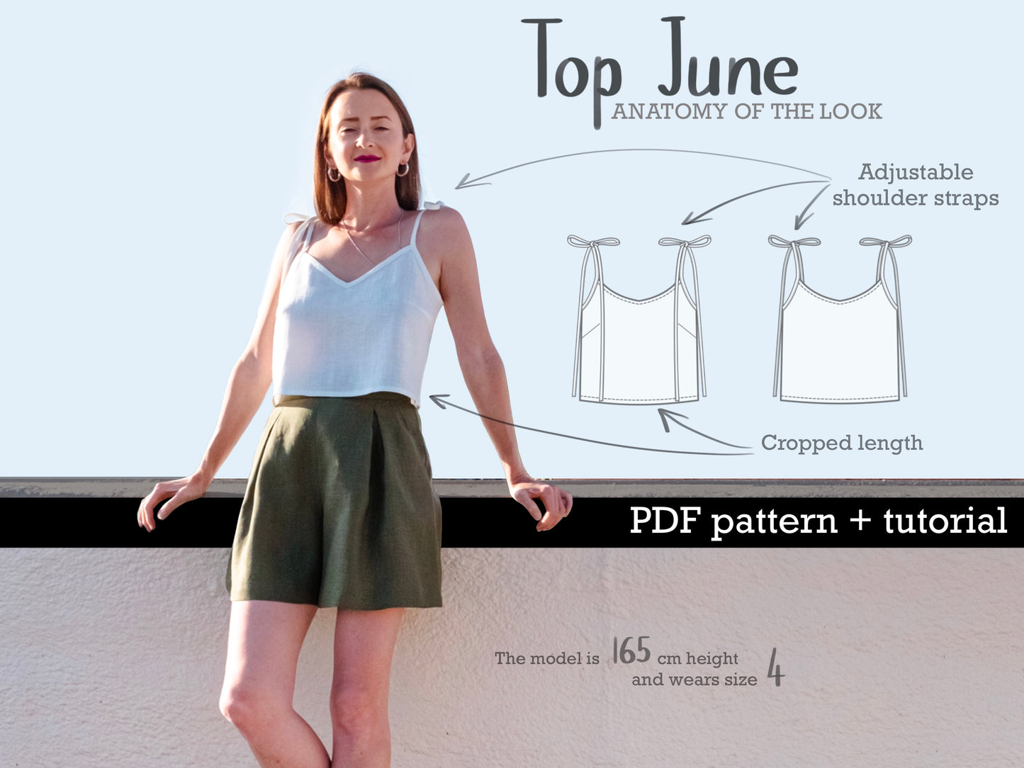 Top June digital sewing pattern